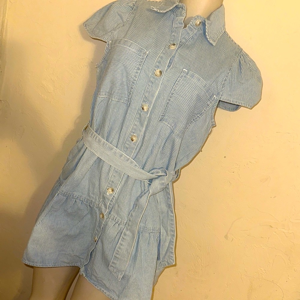 Light Blue Denim Mini Dress